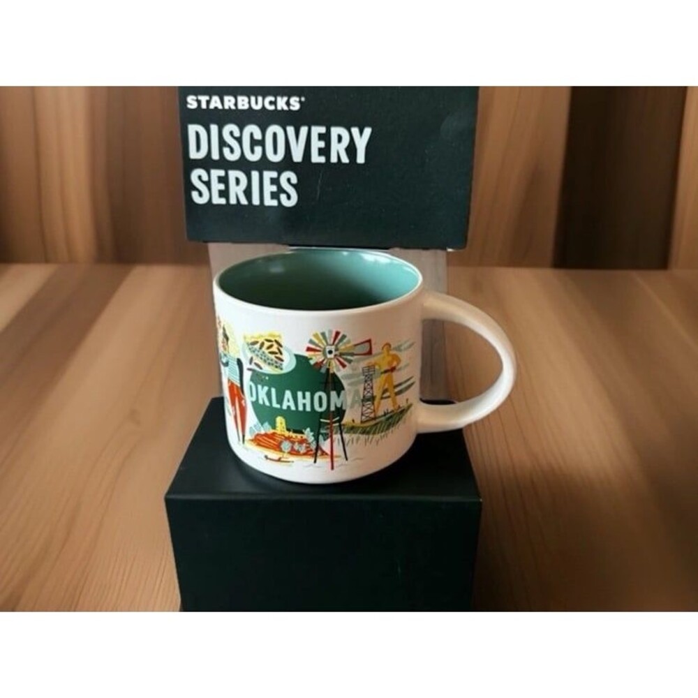 Rare NEW Starbucks Oklahoma Discovery Series Mug 14 0z 2024 with Box